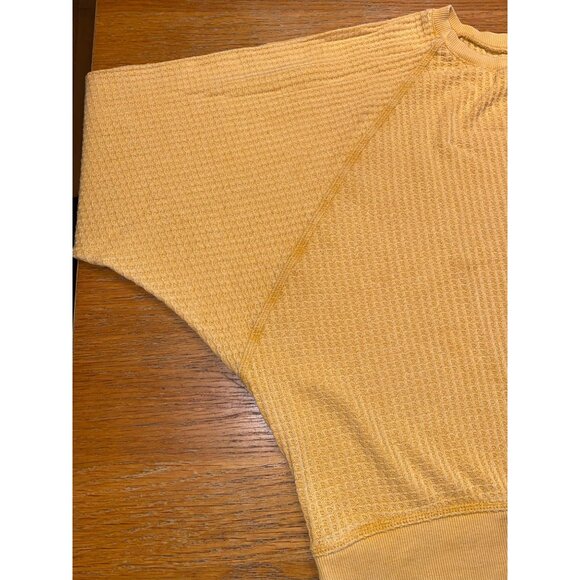 Time & Tru Waffle Batwing Long Sleeve-L - Picture 4 of 5